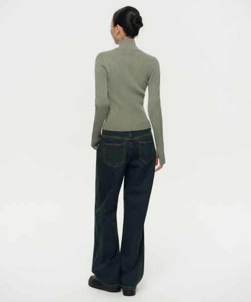 MUSINSA STANDARD WOMAN MUSINSA STANDARD WOMAN Denim Low Rise Wide Pants