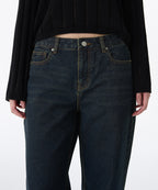 MUSINSA STANDARD WOMAN MUSINSA STANDARD WOMAN Denim Low Rise Wide Pants