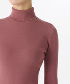 MUSINSA STANDARD WOMAN MUSINSA STANDARD WOMAN Women's Ribbed Slim Turtleneck Knit Red Bean