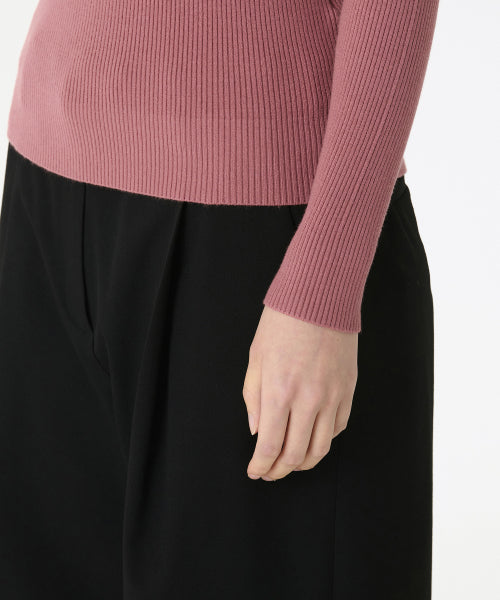 MUSINSA STANDARD WOMAN MUSINSA STANDARD WOMAN Women's Ribbed Slim Turtleneck Knit Red Bean