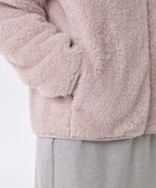 MUSINSA STANDARD WOMAN MUSINSA STANDARD WOMAN Women's Shaggy Fleece Zip-Up Jacket (Light Pink)