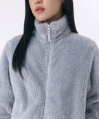 MUSINSA STANDARD WOMAN MUSINSA STANDARD WOMAN Shaggy Fleece Zip-Up Jacket (Size M)