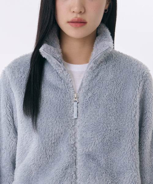 MUSINSA STANDARD WOMAN MUSINSA STANDARD WOMAN Shaggy Fleece Zip-Up Jacket (Size M)