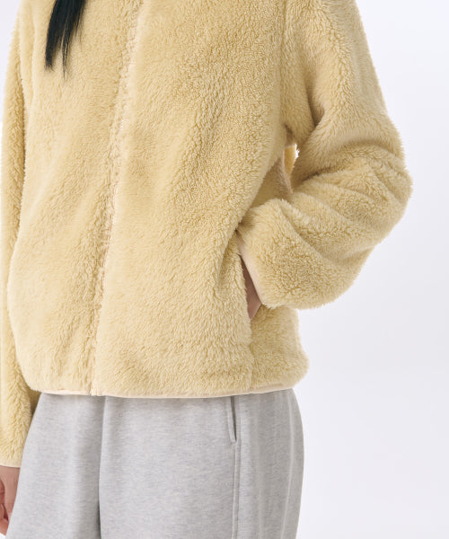 MUSINSA STANDARD WOMAN MUSINSA STANDARD WOMAN Shaggy Fleece Zip-up Jacket (Size M)