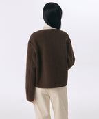 MUSINSA STANDARD WOMAN MUSINSA STANDARD WOMAN Fleece Jacket Brown