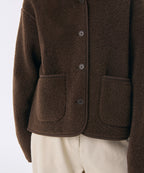 MUSINSA STANDARD WOMAN MUSINSA STANDARD WOMAN Fleece Jacket Brown