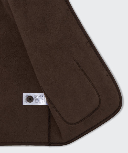 MUSINSA STANDARD WOMAN MUSINSA STANDARD WOMAN Fleece Jacket Brown
