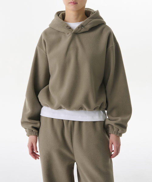 MUSINSA STANDARD WOMAN MUSINSA STANDARD WOMAN Hoodie Khaki Gray