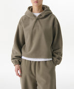 MUSINSA STANDARD WOMAN MUSINSA STANDARD WOMAN Hoodie Khaki Gray