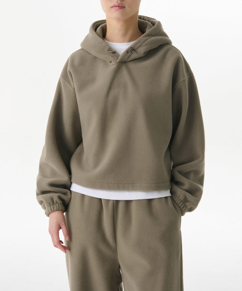 MUSINSA STANDARD WOMAN MUSINSA STANDARD WOMAN Hoodie Khaki Gray