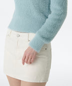 MUSINSA STANDARD WOMAN MUSINSA STANDARD WOMAN Women's Fuzzy Crew Neck Knit Pastel Blue