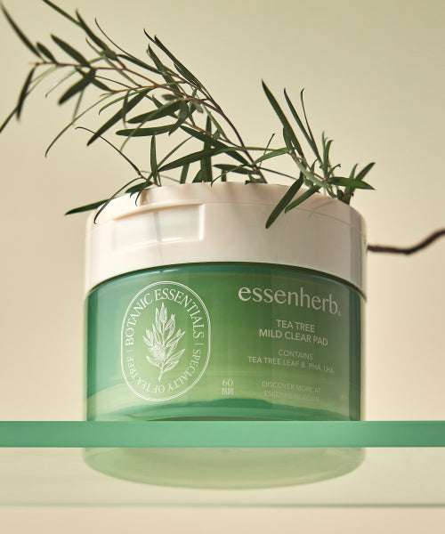 ESSENHERB Tea Tree Mild Clear Pads 60 sheets