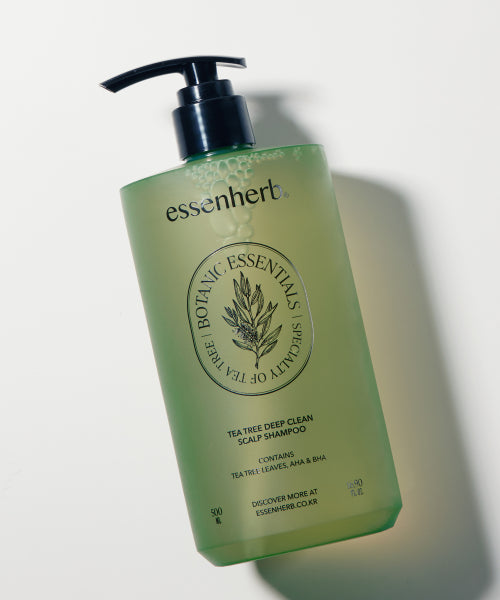 ESSENHERB Tea Tree Deep Clean Scalp Shampoo 500ml+500ml