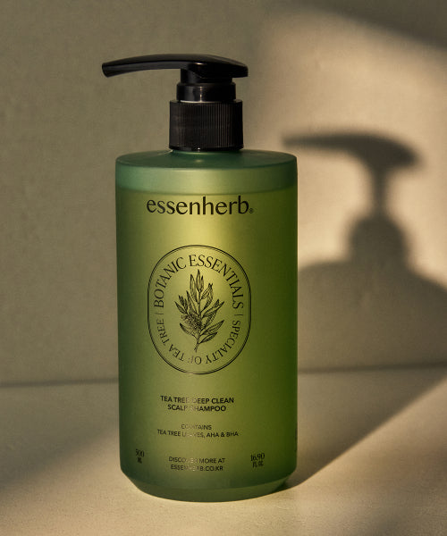 ESSENHERB Tea Tree Deep Clean Scalp Shampoo 500ml+500ml