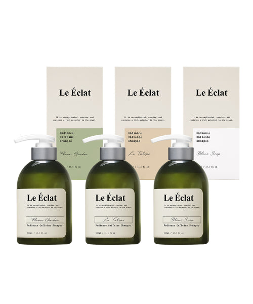 LEECLAT Radiance Caffeine Shampoo 500ml 3-piece set