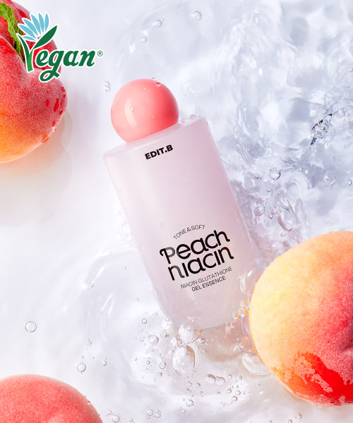EDITB Tone-Gyeol Peach Niacinamide Glutathione Gel Essence 200ml