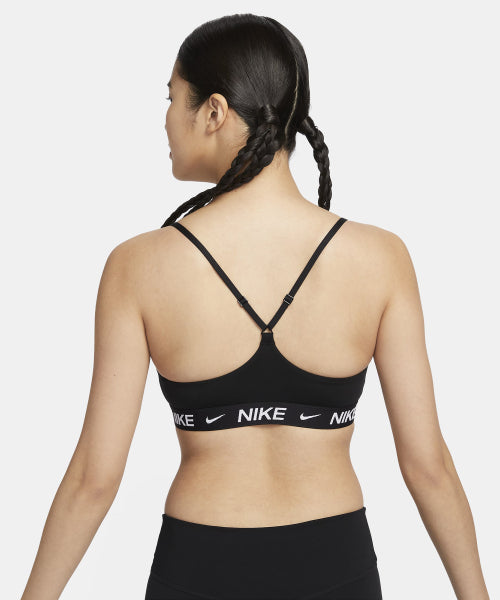 NIKE NIKE Indie Light Support Pad Adjustable Sports Bra W - Black: White