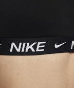 NIKE NIKE Indie Light Support Pad Adjustable Sports Bra W - Black: White
