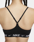 NIKE NIKE Indie Light Support Pad Adjustable Sports Bra W - Black: White