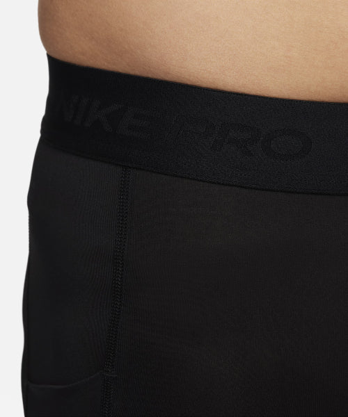 NIKE Nike Pro Dry Fit Fitness Shorts M - Black:White
