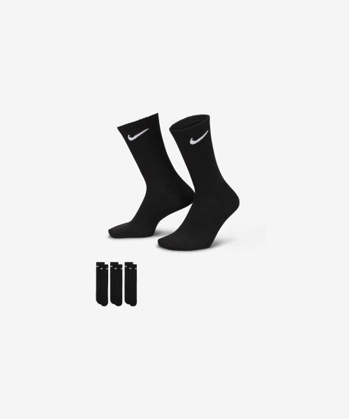 NIKE NIKE Everyday Lightweight Training Crew Socks - Black