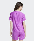 ADIDAS ADIDAS 3S Pinstripe Tee - Purple