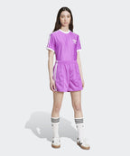 ADIDAS ADIDAS 3S Pinstripe Tee - Purple