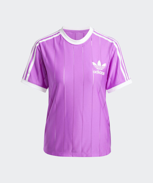 ADIDAS ADIDAS 3S Pinstripe Tee - Purple