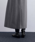 MUSINSA STANDARD WOMAN MUSINSA STANDARD WOMAN Cashmere Blend Tide Maxi Coat (Medium Gray)