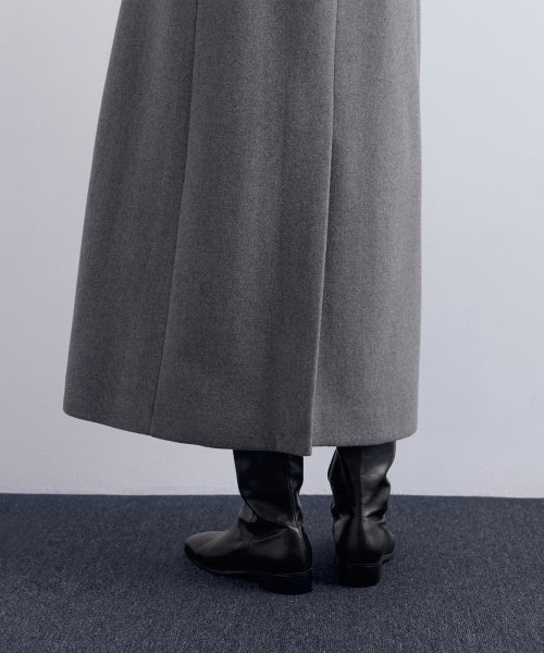 MUSINSA STANDARD WOMAN MUSINSA STANDARD WOMAN Cashmere Blend Tide Maxi Coat (Medium Gray)