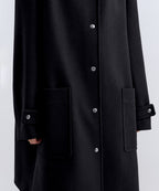 MUSINSA STANDARD WOMAN MUSINSA STANDARD WOMAN Coat Hooded [Black]