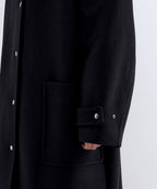 MUSINSA STANDARD WOMAN MUSINSA STANDARD WOMAN Coat Hooded [Black]