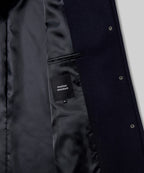 MUSINSA STANDARD WOMAN MUSINSA STANDARD WOMAN Wool Blend Hooded Coat (Navy)