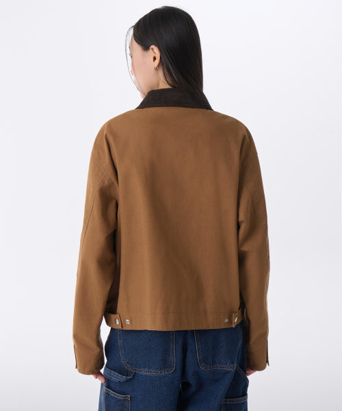 MUSINSA STANDARD WOMAN MUSINSA STANDARD WOMAN Jacket Women's Canvas Work [Desert Brown]