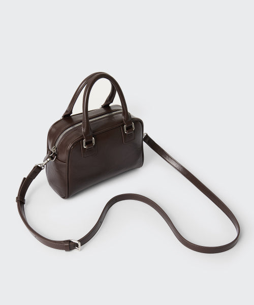 MUSINSA STANDARD WOMAN MUSINSA STANDARD WOMAN Mini Bowling Bag Brown