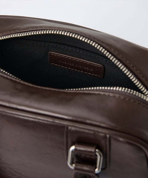 MUSINSA STANDARD WOMAN MUSINSA STANDARD WOMAN Mini Bowling Bag Brown