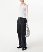 MUSINSA STANDARD WOMAN MUSINSA STANDARD WOMAN Arch Hobo Bag Silver