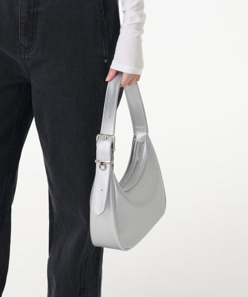 MUSINSA STANDARD WOMAN MUSINSA STANDARD WOMAN Arch Hobo Bag Silver