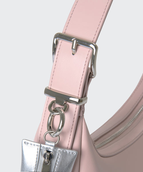 MUSINSA STANDARD WOMAN MUSINSA STANDARD WOMAN Arch Hobo Bag Baby Pink