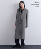 MUSINSA STANDARD WOMAN MUSINSA STANDARD WOMAN Coat Medium Gray