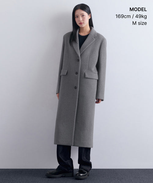 MUSINSA STANDARD WOMAN MUSINSA STANDARD WOMAN Coat Medium Gray