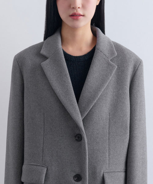 MUSINSA STANDARD WOMAN MUSINSA STANDARD WOMAN Coat Medium Gray