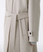 MUSINSA STANDARD WOMAN MUSINSA STANDARD WOMAN Cashmere Blend Balmacan Robe Coat [Oatmeal]