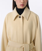 MUSINSA STANDARD WOMAN MUSINSA STANDARD WOMAN Cashmere Blend Balmacan Robe Coat