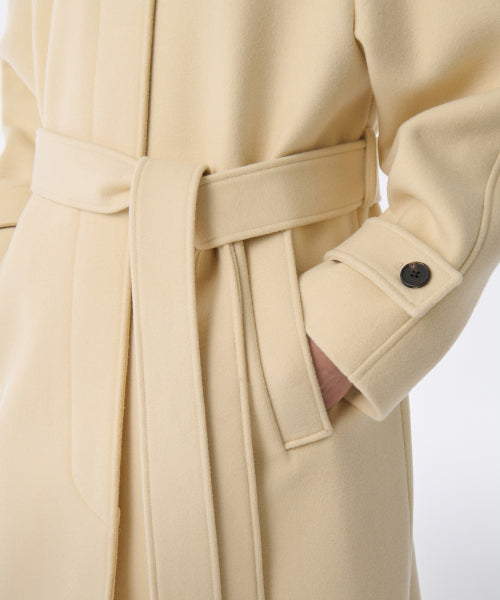 MUSINSA STANDARD WOMAN MUSINSA STANDARD WOMAN Cashmere Blend Balmacan Robe Coat