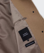 MUSINSA STANDARD WOMAN MUSINSA STANDARD WOMAN Cashmere Blend Balmacan Robe Coat [Camel]