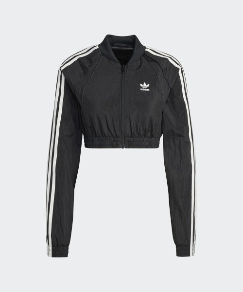 ADIDAS ADIDAS Cropped Track Top - Black