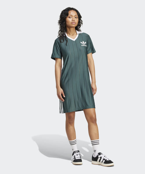 ADIDAS ADIDAS 3S Pinstripe Dress - Green