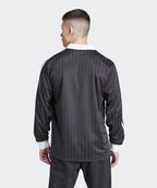 ADIDAS ADIDAS Pique Football Long Sleeve Tee - Black