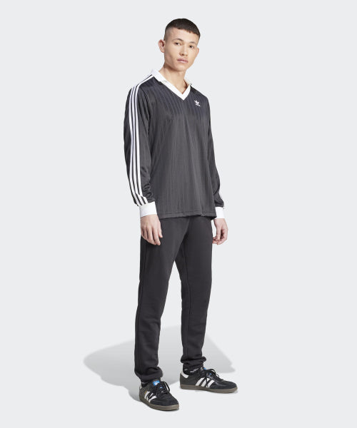 ADIDAS ADIDAS Pique Football Long Sleeve Tee - Black